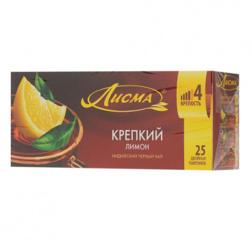 Лисма 25пак крепкий Лимон с/я*27