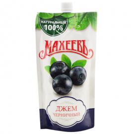 Джем Махеев 300гр*16Черничный  дой-пак 