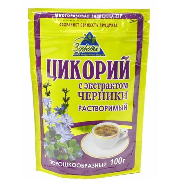 Цикорий "Здоровье" с черникой 100гр*12шт