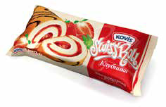 Kovis рулет  "Клубника" 175гр.*15шт