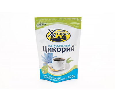 Цикорий "Бабушкин Хуторок" 100гр*12  ZIP-пакет