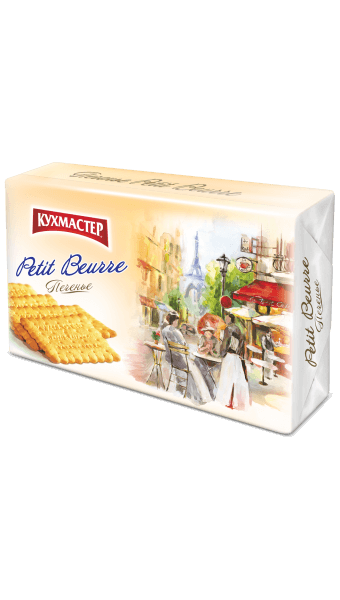 КУХМАСТЕР печенье 170гр*16  PETIT BEURRE