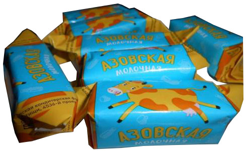 АЗОВская МОЛОЧНАЯ 1кг*4шт конфеты