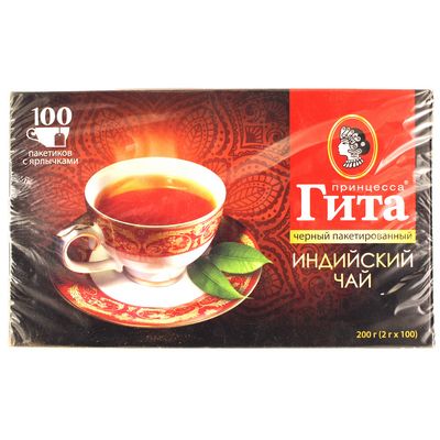 ГИТА  чай  (100пак) с/ярлыком *16 
