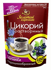 Цикорий "Золотой корешок 100гр*12 с черникой