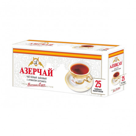 АЗЕРЧАЙ чай черн.байховый*25пак  (БЕРГАМОТ)