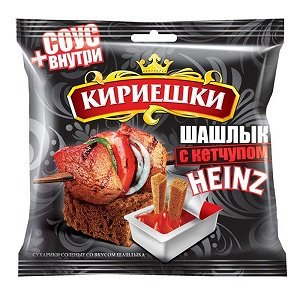 кириешки 60гр.+ 25гр*30шт Шашлык с кетчупом