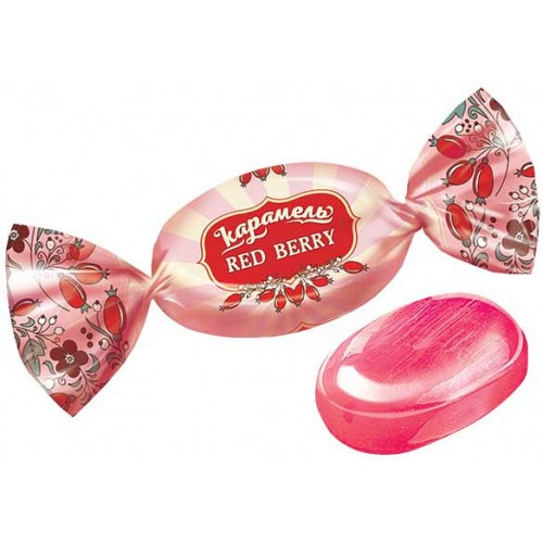 КАРАМЕЛЬ  КДВ ЛЕДЕНЕЦ  Red berry*1кг*6шт