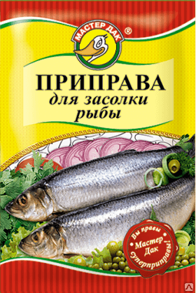 Приправа для ЗАСОЛКИ РЫБЫ 15гр*40 М.Д