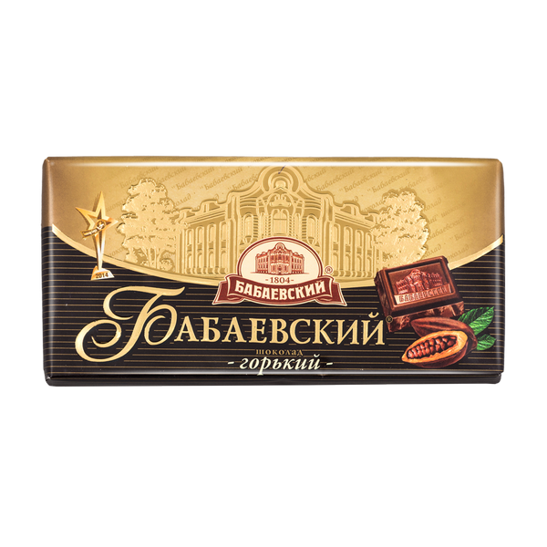Бабаевский шоколад ГОРЬКИЙ  75гр*