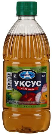 Уксус  Яблочный  6% 0,5л*12 Адмирал