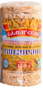 Хлебцы САМАРСКИЕ пшеничные  80гр 30шт  круглые