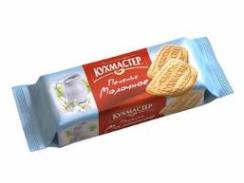 КУХМАСТЕР печенье 170гр*24 МОЛОЧНОЕ сахарное