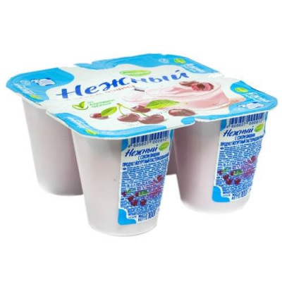 йогурт Кампина 1,2% Вишня 100гр*24 Продажа от 4шт!!!!