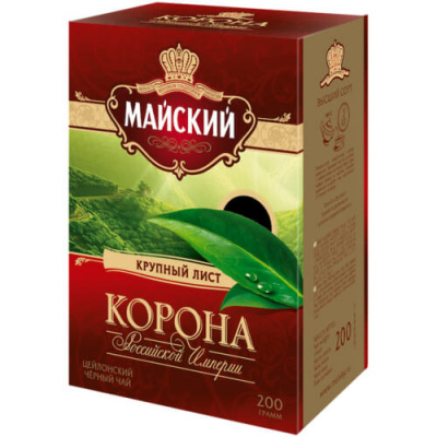 Майский чай Корона Российской Империи 200гр*12