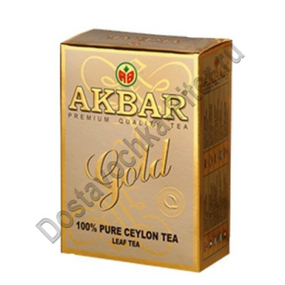 Акбар GOLD 100г средний Лист *24шт  Красно-Золотой
