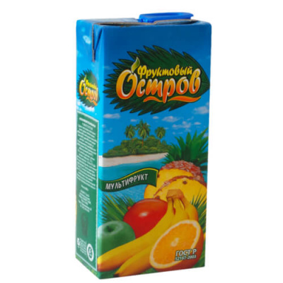 Сок Фруктовый остров 0,93 л. ягодный микс*12