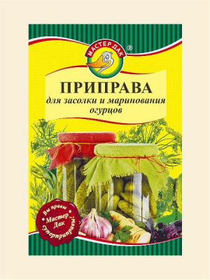 Приправа для ЗАСОЛКИ и маринования ОГУРЦОВ 30гр*50 МД